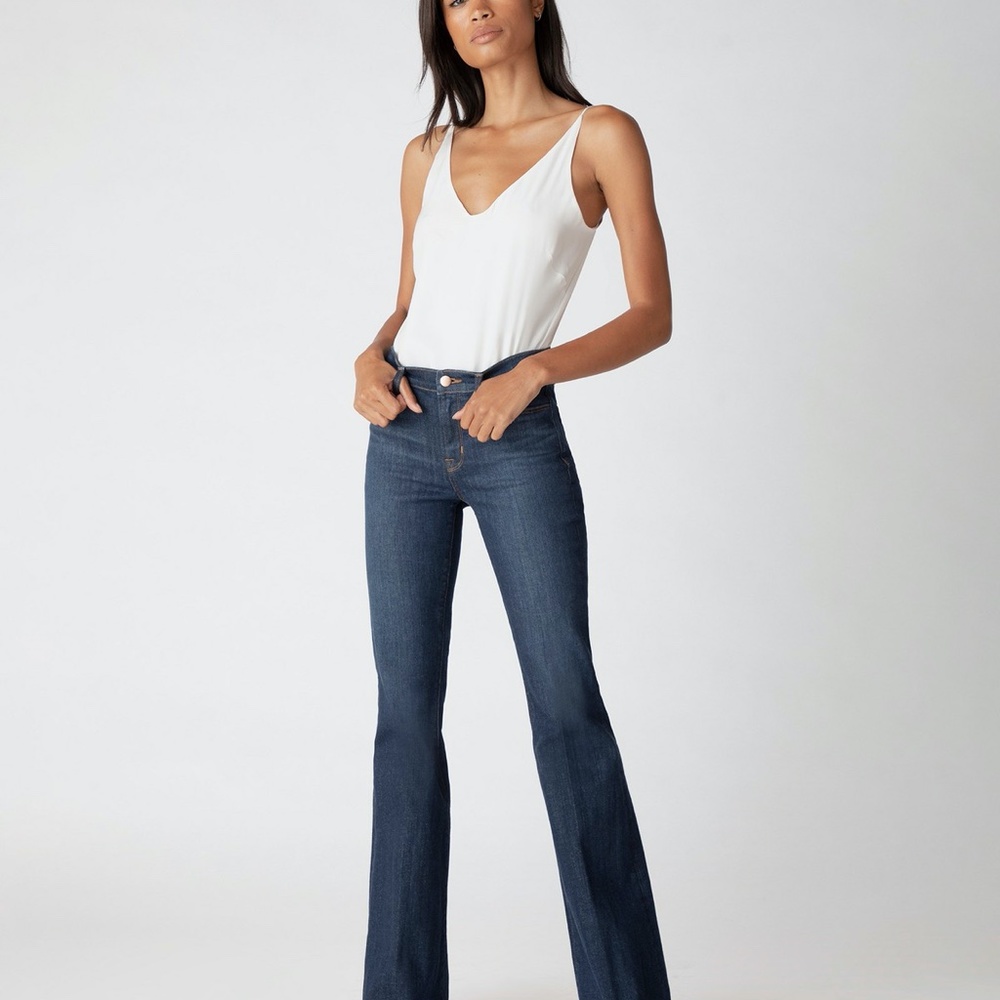 J Brand VALENTINA HIGH-RISE FLARE Rare Find!